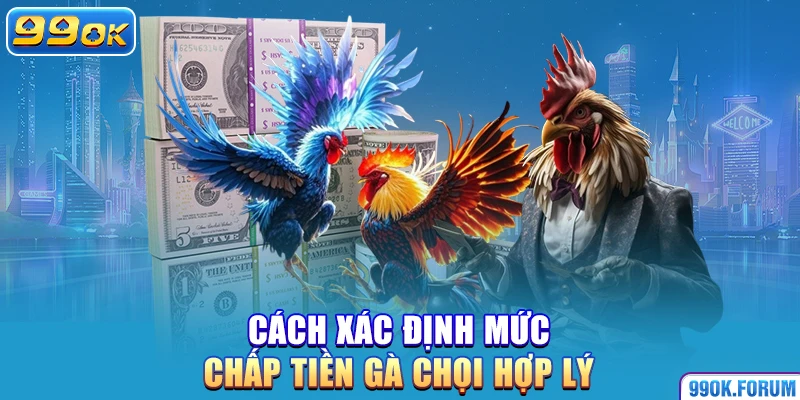 Cách xác định mức chấp tiền gà chọi hợp lý