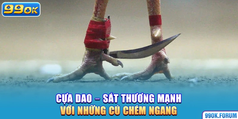 Cựa dao – Sát thương mạnh với những cú chém ngang
