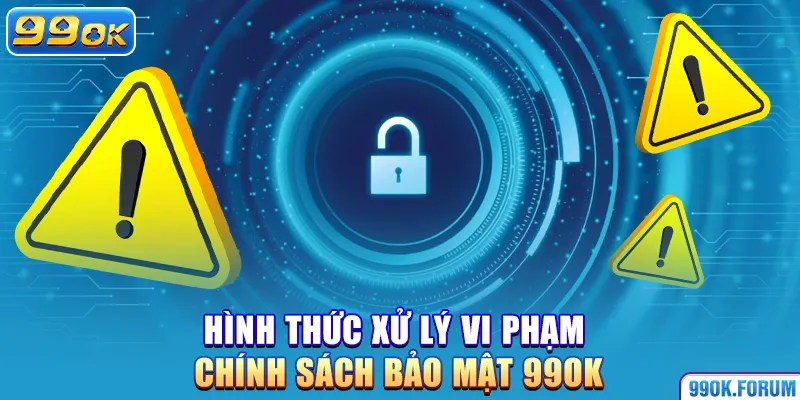Hình thức xử lý vi phạm chính sách bảo mật 99OK