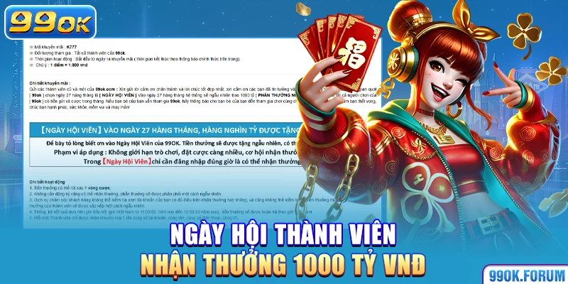 Ngày hội thành viên nhận thưởng 1000 tỷ VNĐ
