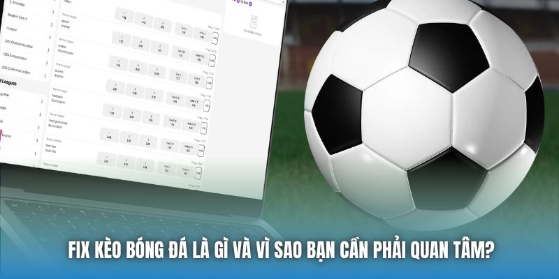 Fix Kèo Bóng Đá Là Gì Và Vì Sao Bạn Cần Phải Quan Tâm?